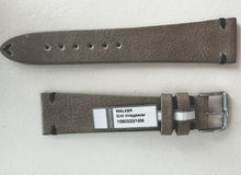 Load image into Gallery viewer, RIOS1931 WALKER Genuine Vintage Leather Watch Strap in STONE GREY 20 mm