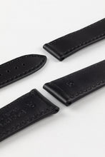 Load image into Gallery viewer, Rios1931 - Calf Leather Watch Strap for Omega folding clasp - BLACK