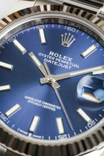 Load image into Gallery viewer, Rolex Datejust 41mm Blue Dial