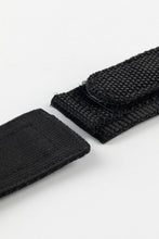 Load image into Gallery viewer, 24mm Honeycomb Nylon Watch Strap BLACK Tactical Hook &amp; Loop Military style