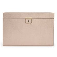 Load image into Gallery viewer, PALERMO Large Jewellery Box - ROSE GOLD - Pewter &amp; Black