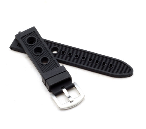 Ocean Racing  : Rubber Watch Strap BLACK